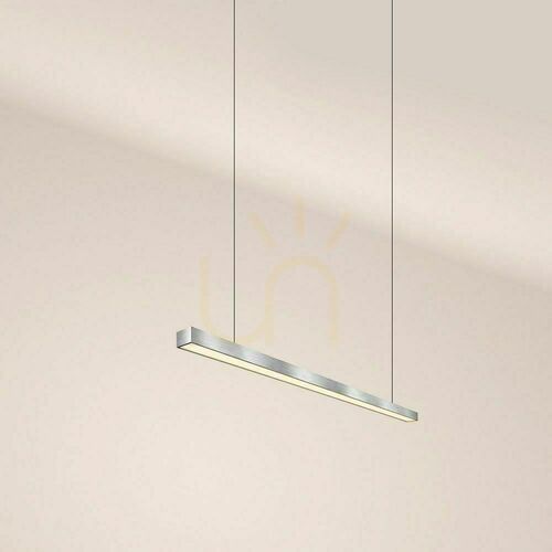 Check s.luce Oris Linear LED Pendelleuchte Silber 2700K Dimmbar 120 cm