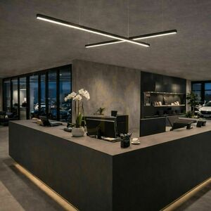 s.luce Oris Linear LED Pendelleuchte Schwarz 120 cm 2700K Dimmbar small 13