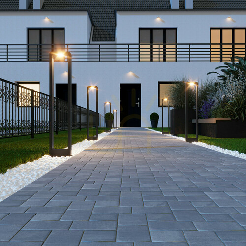Check ARIUS L LED Garden Bollard 80 cm Black IP54 3000 K TK-Lighting 19001