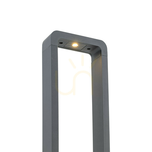 Check TK-Lighting ARIUS M GRAY 19004 graphite LED bollard light 60 cm 3000K IP54