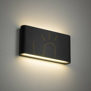 TK-Lighting ARWENA M Gray 18083 LED outdoor wall light, graphite grey, 3000 K, IP54 small 1