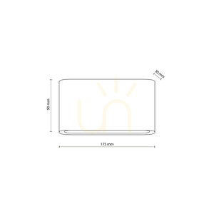 TK-Lighting ARWENA M Gray 18083 LED outdoor wall light, graphite grey, 3000 K, IP54 small 4
