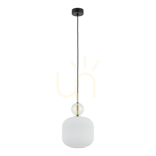 Check Sophia Big Cognac White Pendant Light 1 Xe27
