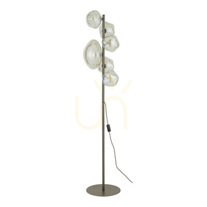 TK-Lighting NEBIA 16237 brown floor lamp, 6×G9 small 6