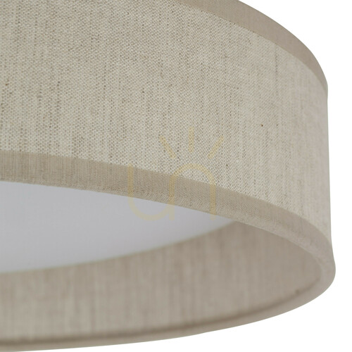 Check TK-Lighting DEMI LEN 11856 LED flush ceiling light, beige, Ø30 cm, CCT