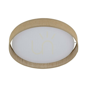 TK-Lighting DEMI JUTA 11859 LED Flush Ceiling Light, Beige, Ø42.5 cm small 7