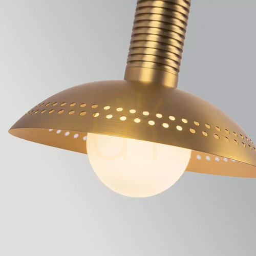 Check Arden LED Wall Sconce - 1 Light Source - Brushed Gold by Elstead
