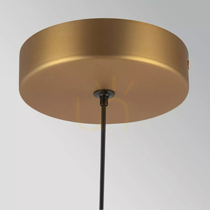 Arden Small LED Pendant Light - Brushed Gold Elstead small 4