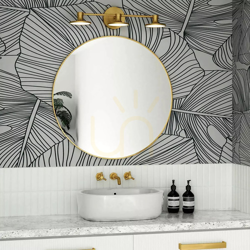 Check Issa LED Wall Light - 3 Lights - Brushed Gold Elstead