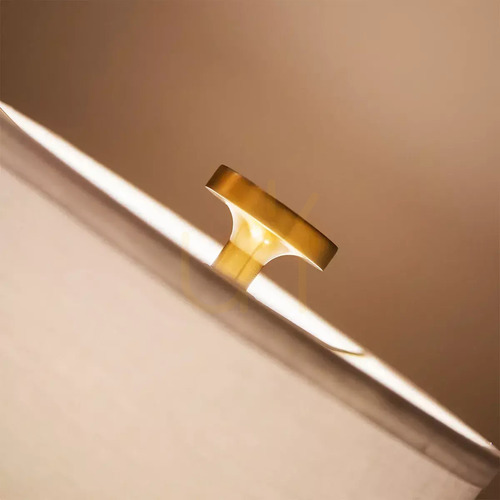 Check Issa Table Lamp - 1 Light - Brushed Gold Elstead