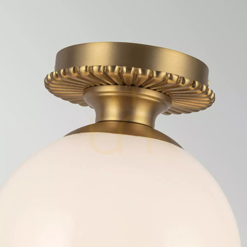 Check Otis Ceiling Light - 1 Light Source - Brushed Gold Elstead