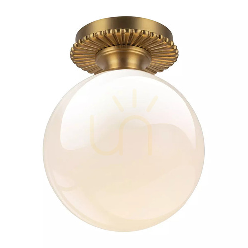 Check Otis Ceiling Light - 1 Light Source - Brushed Gold Elstead