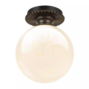 Otis Ceiling Light - 1 Light Source - Matte Black Elstead small 0