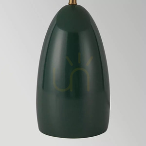 Poppy Medium LED Table Lamp - Dark Green by Elstead small 2