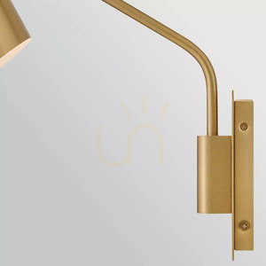 Bray 1 Light Wall Light - Lacquered Brass Elstead small 6