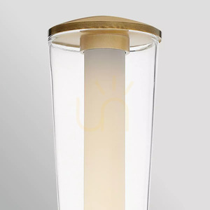Elstead Elin LED Wall Light, Lacquered Brass, 22 W, 58.4 cm small 3