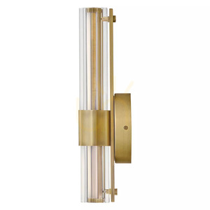 Georgette Small LED Wall Light - Lacquered Brass Elstead small 2