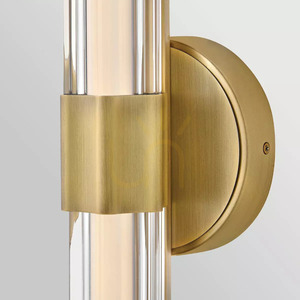 Georgette Small LED Wall Light - Lacquered Brass Elstead small 3