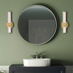 Georgette Small LED Wall Light - Lacquered Brass Elstead small 7