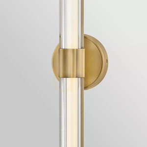 Georgette Medium LED Wall Light - Lacquered Brass Elstead small 6