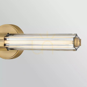 Georgette Medium LED Wall Light - Lacquered Brass Elstead small 7