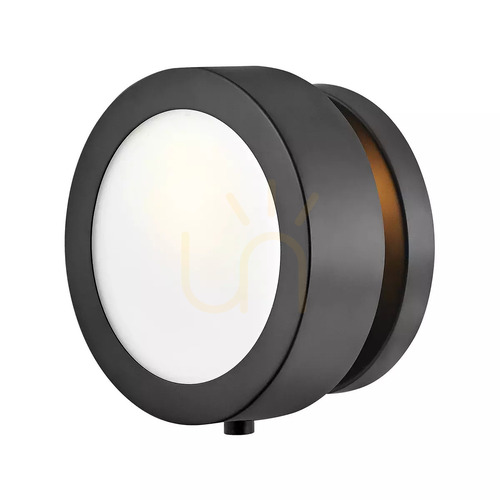 Check Mercer Small Wall Sconce - 1 Light Source - Matte Black by Elstead