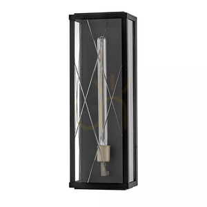 Monte Large Outdoor Wall Lantern - 1 Light Source - Black Elstead small 6