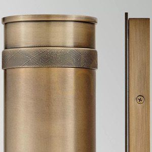 Pratt Up/Down Wall Spotlight - 2 Light Sources - Heritage Brass Elstead small 7