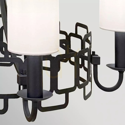 Check Sabina Chandelier - 5 Light Sources - Black Elstead