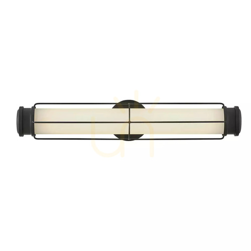 Check Saylor Medium LED Wall Light - Matte Black Elstead