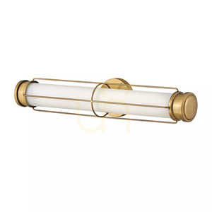 Saylor medium LED wall light - Heritage Brass Elstead small 1