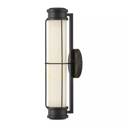 Check Saylor Small LED Wall Sconce - Elstead Matte Black
