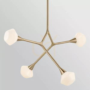 Cassius Island Pendant - 4 Light Sources - Champagne Bronze by Elstead small 4
