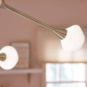 Cassius Island Pendant - 4 Light Sources - Champagne Bronze by Elstead small 6