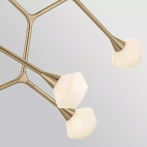 Cassius Island Light - 8 Light Sources - Elstead Champagne Bronze small 2