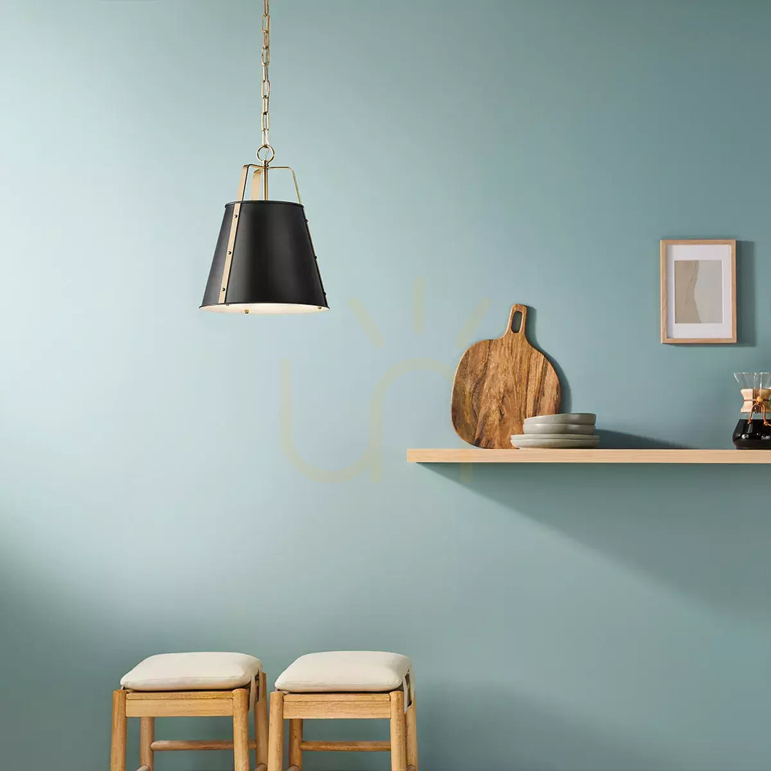 Show Etcher Large Pendant Light - 2 Light Sources - Black, Elstead Brass Etcher Large Pendant Light - 2 Light Sources - Black, Elstead Brass