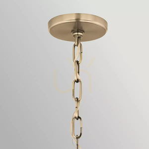 Etcher Large Pendant Light - 2 Light Sources - Champagne Bronze Elstead small 3