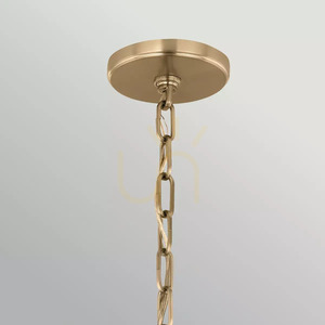 Etcher Medium Pendant Light - 1 Light Source - Champagne Bronze Elstead small 1