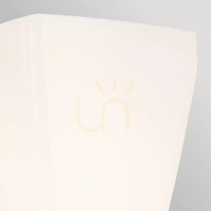 Marant Wall Light - 1 Light - Champagne Bronze - Opal Glass Shade Elstead small 3