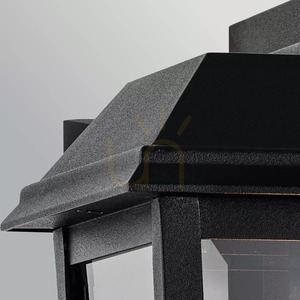 Mathus Small Outdoor Wall Lantern - 1 Light Source - Black Elstead small 3