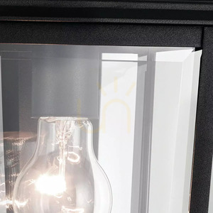 Mathus Small Outdoor Wall Lantern - 1 Light Source - Black Elstead small 4