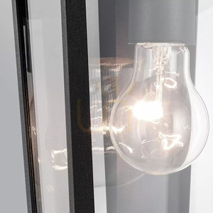 Mathus Small Outdoor Wall Lantern - 1 Light Source - Black Elstead small 5