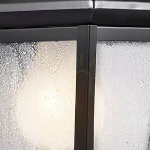 Mount Vernon Small Outdoor Wall Lantern - 1 Light Source - Black Elstead small 2