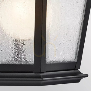Mount Vernon Small Outdoor Wall Lantern - 1 Light Source - Black Elstead small 3