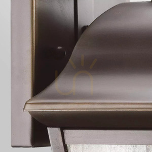 Mount Vernon Small Outdoor Wall Lantern - 1 Light Source - Olde Bronze Elstead small 4