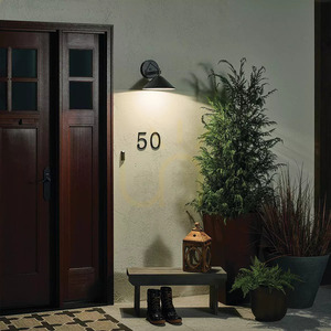 Ripley Medium Wall Sconce - 1 Light Source - Black Elstead small 5