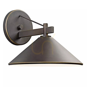 Ripley Small Outdoor Wall Lantern - 1 Light Source - Olde Bronze by Elstead small 2