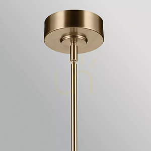 Riven LED Pendant Light - Champagne Bronze Elstead small 1