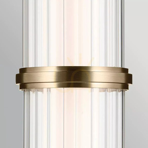 Riven LED Pendant Light - Champagne Bronze Elstead small 2