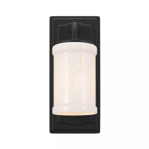 Check Vetivene Wall Sconce - 1 Light Source - Black Elstead